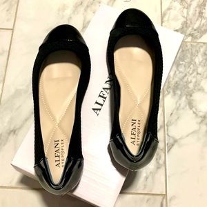 Alfani Black Flats - NWT